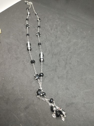 White House Black Market Resin Metal Necklace - Picture 2 of 7