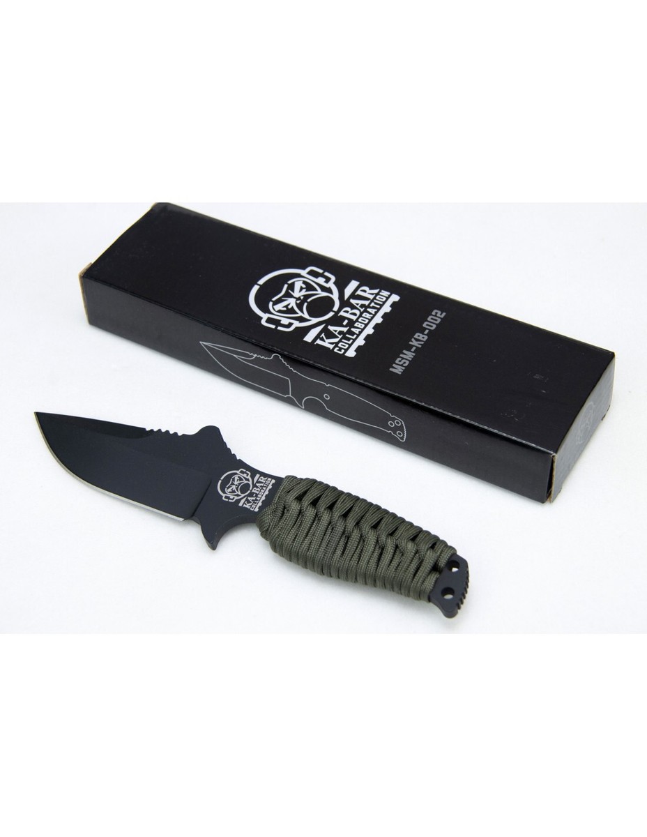 MilSpec Monkey MSM KA-BAR Knife Version 2 - Black OR OD Green
