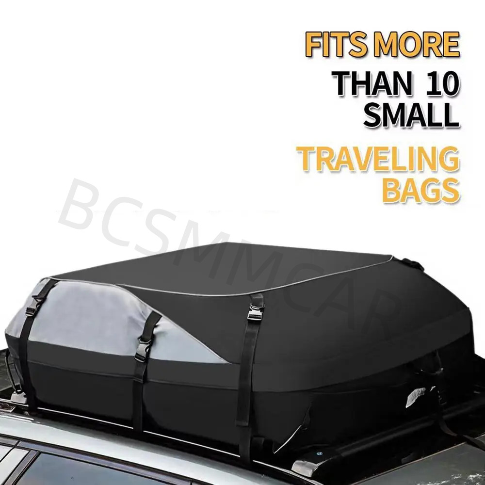 Car SUV Roof Top Rack Cargo Bag 15 Cubic Storage Luggage Carrier Case Waterproof