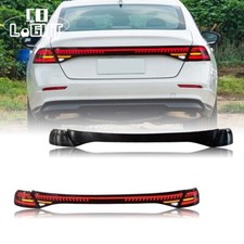 Red Led Tail Lights Assembly For Honda Accord 11th Gen 2023-2024 Rear Lamps Pair