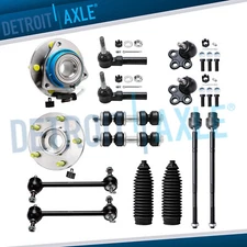 Front Rear Sway Bars Wheel Hubs Tie Rods for Chevy Impala LaCrosse Century Regal
