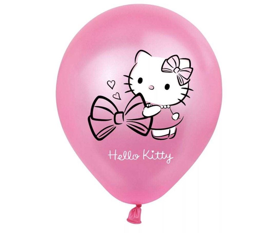 Hello kitty Happy Birthday Balloons, Banner, Cake Toppers Party