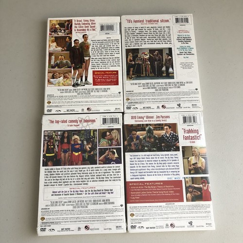 Big Bang Theory Seasons 1-4 DVD Lot (Season 1 Used) Season 2 3 4 New Sealed - Imagen 3 de 14