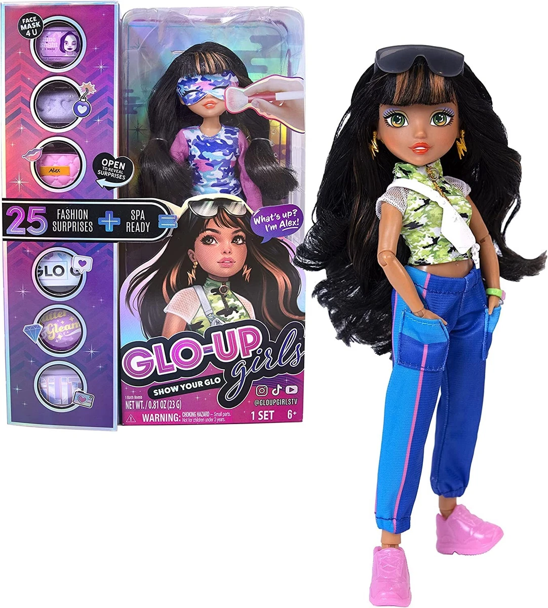 Glo Up Girls Alex Fashion Doll with 25 Surprises