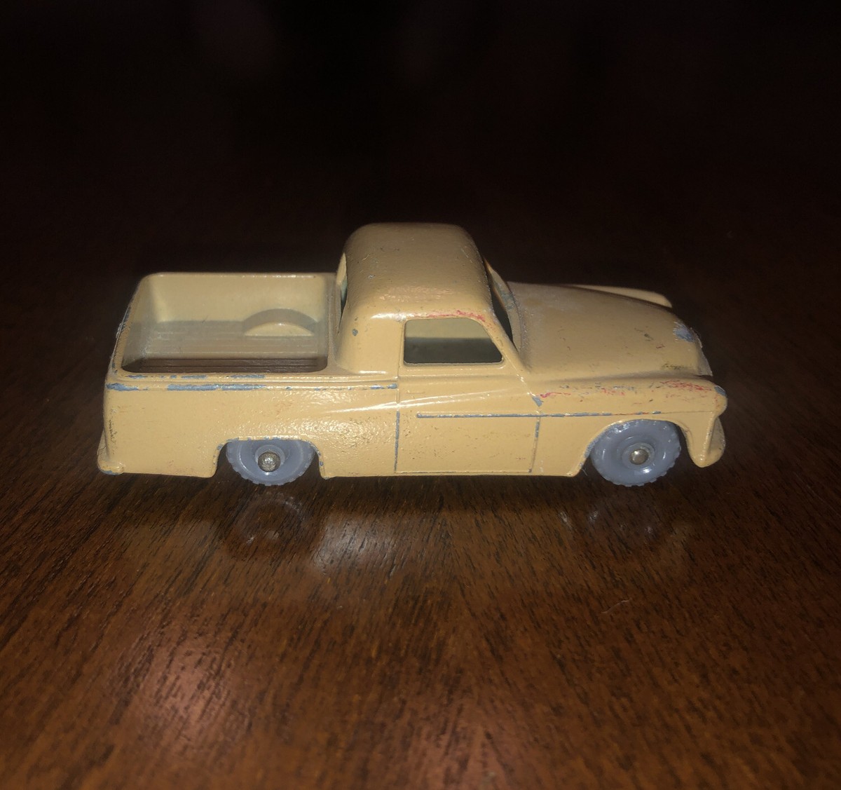 1958 LESNEY MATCHBOX Vintage Commer Pick Up MK VIII Grey Wheels No