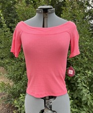 SO Authentic Americans Heritage Knit Top Coral NWT Women’s Size Medium