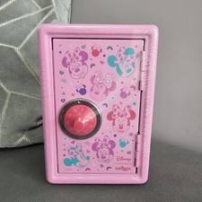 Smiggle Disney Minnie Mouse Metal Money Box with Lock. New Girls Gift