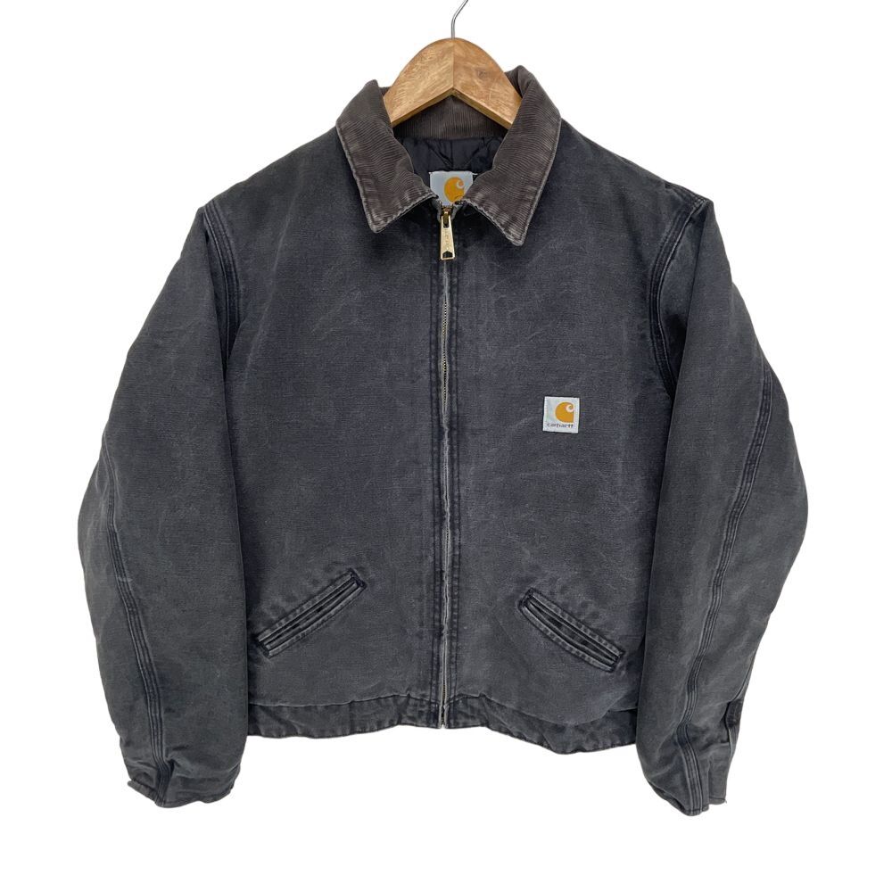 Carhartt Detroit Jacket Nylon Quilt Lined Mens Small J80 Black | eBay 