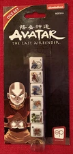 Avatar The Last Airbender Game Nickelodeon 6 Piece Dice Set USAopoly Games