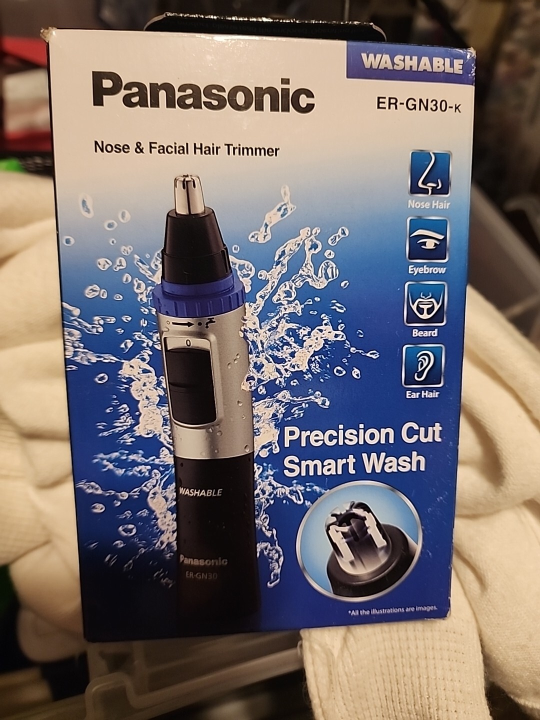 Panasonic ERGN30K Vortex Wet/dry Nose Hair Trimmer / One Set