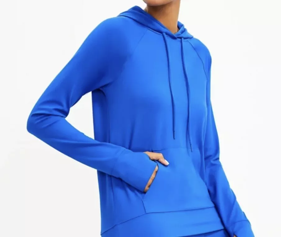 LOFT Lou & Grey Women's Feel good Hoodie Sweatshirt - XS - Cobalt