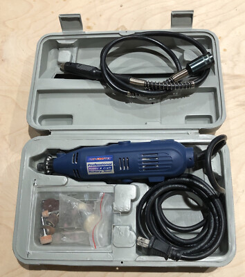 Pro-Crafter Hobby Rotary Tool SJ1-AJ4-10 w/ Case, Accessories, Flexible Shaft