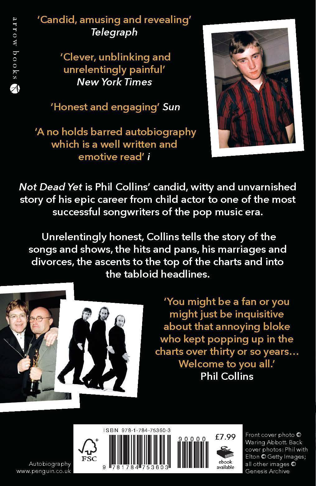 Thumbnail - Not Dead Yet: The Autobiography | Phil Collins | Taschenbuch | 447 S.