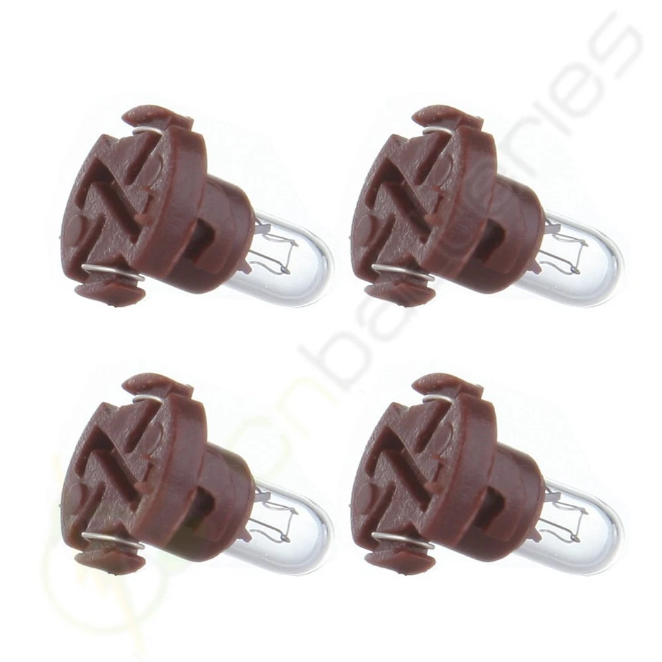 4Pcs Warm White T4.2/T4 Neo Wedge10MM A/C Heater Climate Control Base Light Bulb - Image 3 of 4