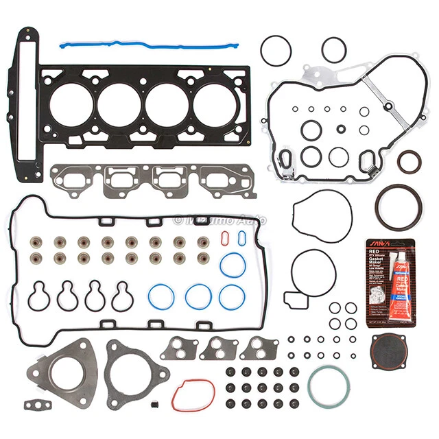 Full Gasket Set Fit 02-06 Chevrolet Oldsmobile Pontiac Saturn 2.2 DOHC VIN F, D - Image 2 of 4