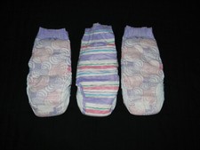 3 SAMPLE Huggies goodnight Large size 68-95 Lbs