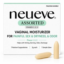 NeuEve Long-Lasting Vaginal Moisturizer Inserts OB-GYN Formulated Hormone-Free