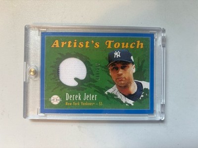 2004 Upper Deck Play Ball Artists Touch Derek Jeter Jersey /250 Game Used Patch