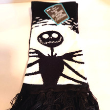 Disney Nightmare Before Christmas Scarf Jack Skellington w/Tag