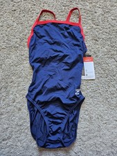Speedo Endurance Flyback Training One Piece Swimsuit Women s Size 6/32 NWT