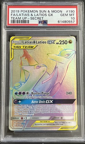 Latias & Latios-GX graded PSA 10 for sale on eBay
