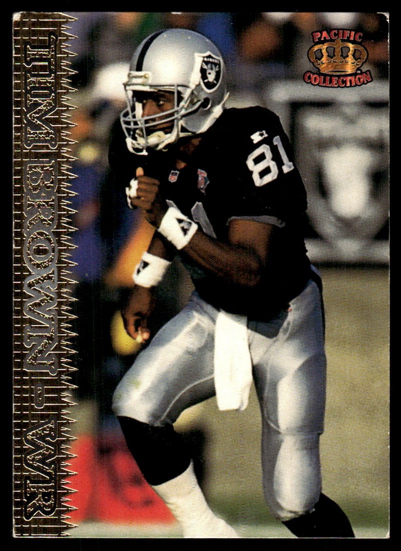 Tim Brown 1995 Pacific #191 Oakland Raiders NFL READ FREE SHIPPING AutographDen
