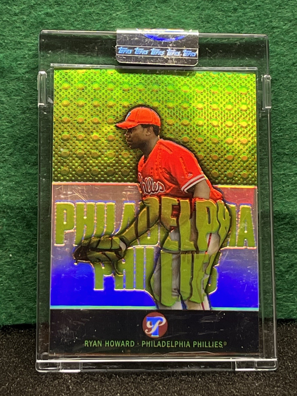 Ryan Howard 2003 Topps Pristine #189 Uncirculated Refractor /499 (RC)