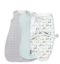 SwaddleMe By Ingenuity Comfort Pack 3-pack Swaddle Size 0-3Months
