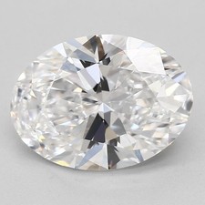 1.69ct Oval Lab Grown Loose Diamond GIA Certified D/VVS2 +Free Ring (6422382730) 1550.58 per carat