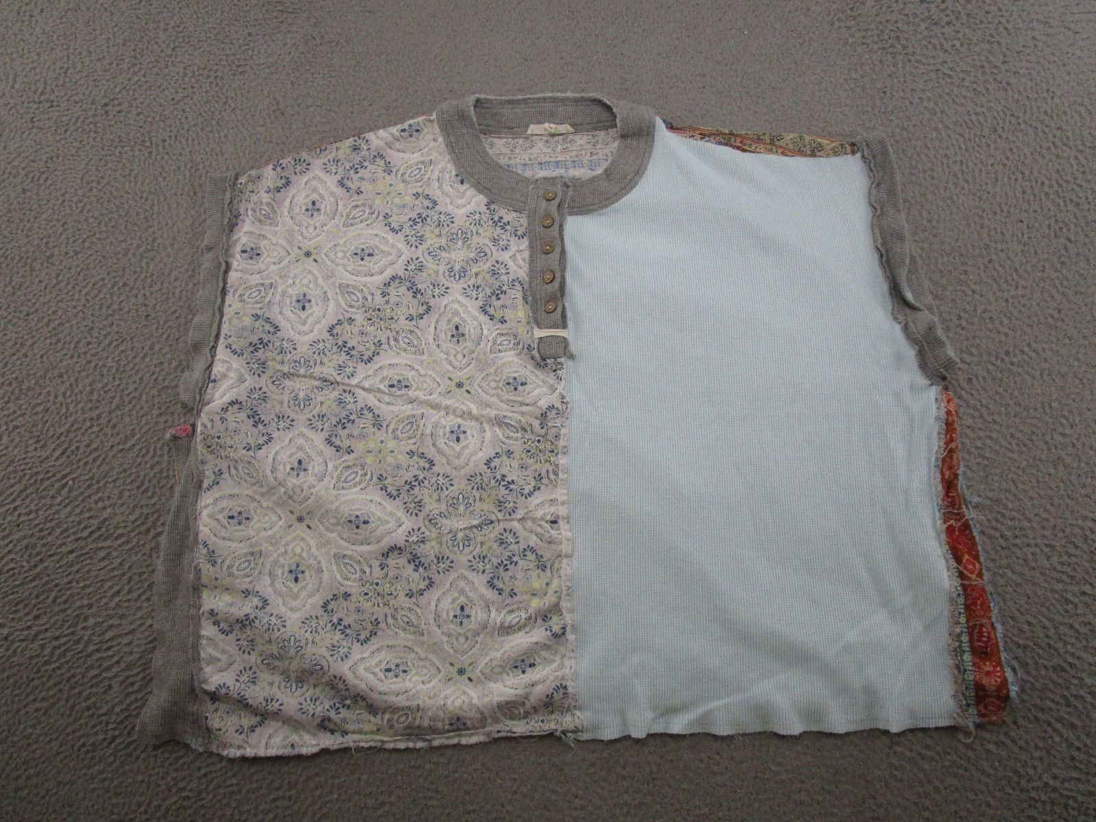 Oli & Hali Multi Color Patchwork Sleeveless Blous… - image 1