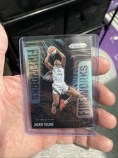 2025 Panini WNBA Prizm Basketball Jackie Young Fireworks Insert #4 -