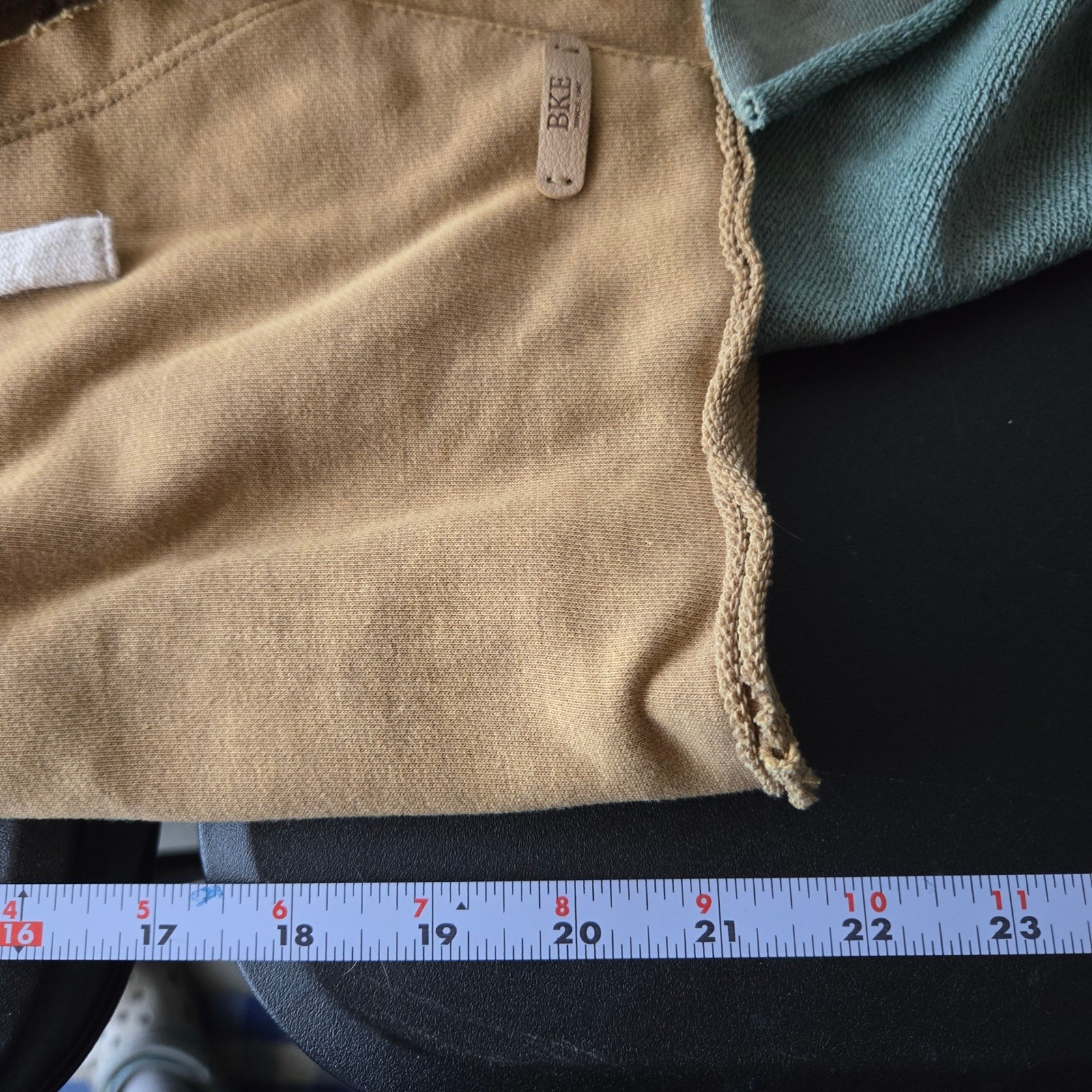 BKE Colorblock Patchwork Deconstructed Pullover H… - image 11