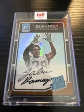 2016 Donruss Optic - Rated Rookie Jalen Ramsey #171 Bronze Signatures (AU, RC)