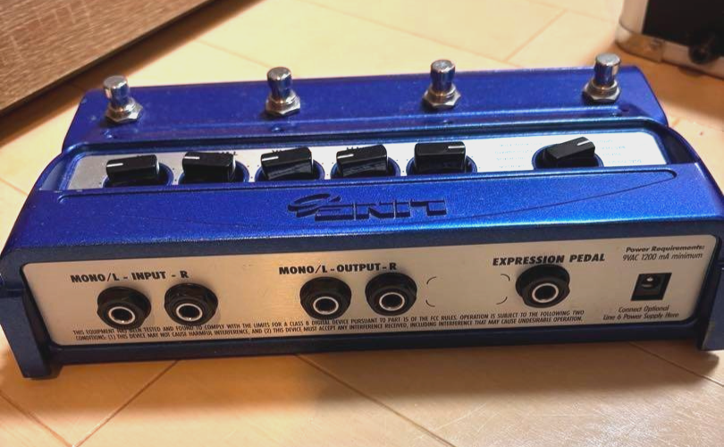 ギター LINE 6 MM4 Modulation Modeler Mike McCready's Line 6 MM4 Modulation Modeler – Ground Guitar