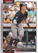2026 Topps #346 Tristin English BASE RC ROOKIE DIAMONDBACKS