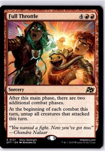 Full Throttle (127/160) Aetherdrift Rare