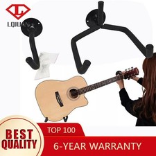 2 PCS Horizontal Guitar Wall Mount Hanger Stand Holder Hook wall Display Bass