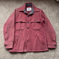 Vintage Woolrich Wool Cruiser Jacket Style 103 Burgundy Red Size M