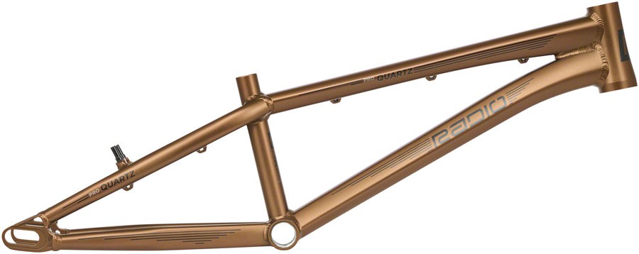 Radio Quartz BMX Race Frame - Lightweight Aluminum, Disc-Ready, Metallic Copper