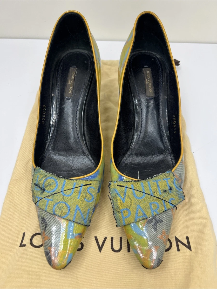 Louis Vuitton Patent Leather Mid (2-2.9 in) Heel Height Heels for