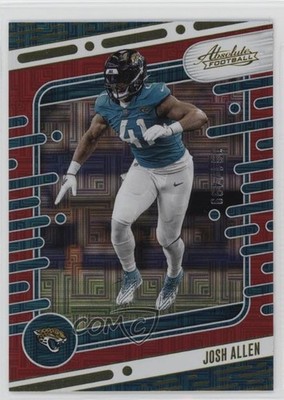 2024 Panini Absolute Red Squares /499 Josh Hines-Allen #49 0q3
