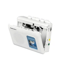 Portable Cassette Player Tape Recorder with Speaker, Mic, Headphone Jack, Com...