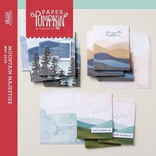 Stampin Up Paper Pumpkin MOUNTAIN MAJESTIES May 2025 Fathers Day BDAY Theme