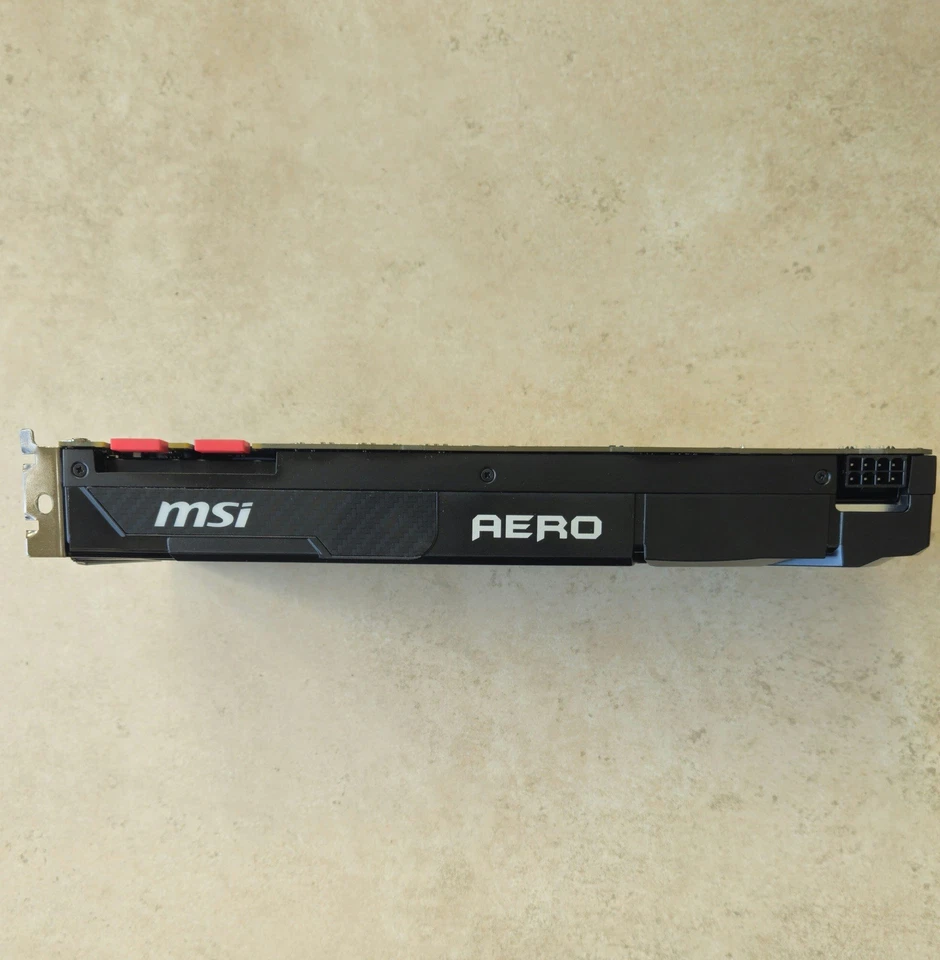 MSI NVIDIA GeForce GTX 1080 Aero OC 8GB graphics Card - Image 3 of 3