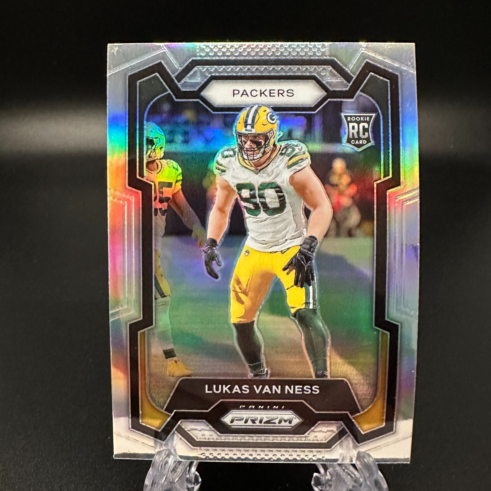 2023 Panini Prizm Silver Prizm Lukas Van Ness RC #336 Packers