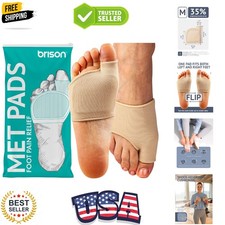 Metatarsal Pads for Women and Men Ball of Foot Cushion - Gel Sleeves Cushions...