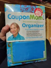 Coupon Mom The Ultimate Coupon Organizer NOWY zapieczętowany podkładka Weź wzdłuż etui Uchwyt