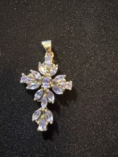JTV Tanzanite Pendant Sterling Silver No Chain