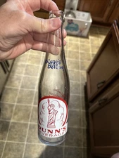 Dunn’s Beverages ACL Soda Bottle Dunn Beverage Co. Sedalia Missouri MO