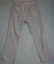 WJ11447 VINTAGE 1970s SEARS ROEBUCKS CORDUROY STRAIGHT JEANS 38X32 msr 36"x33" 